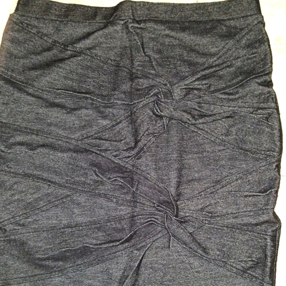 4/$25 Denim looking mini skirt - Picture 1 of 2